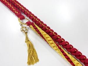 正絹　振袖用　手組帯締め